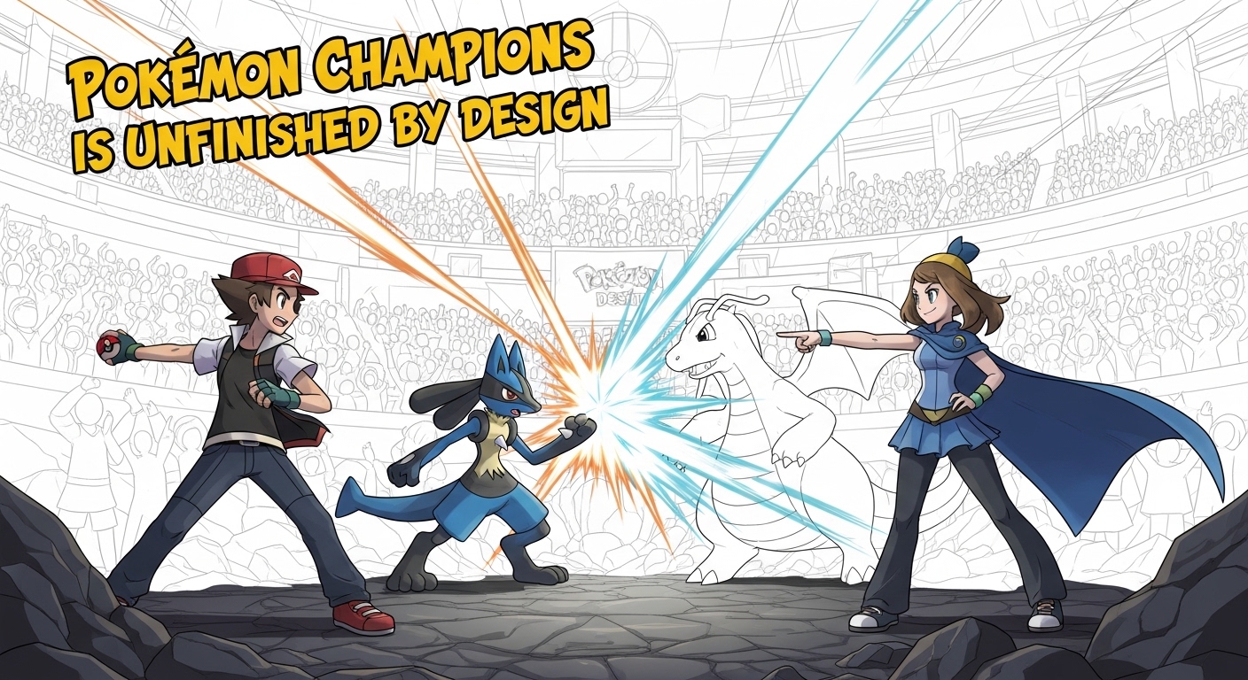 Pokémon Champions Is Unfinished by Design