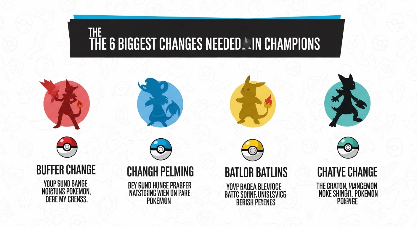 The 6 Biggest Changes Needed in Pokémon Champions